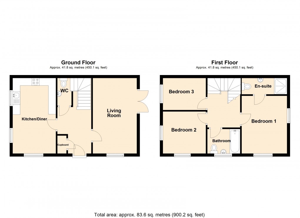 Floorplan for Tanner Road, Banwell, Weston super Mare