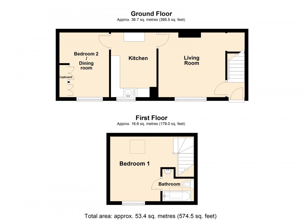 Floorplan for Worle, Weston-Super-Mare, Somerset