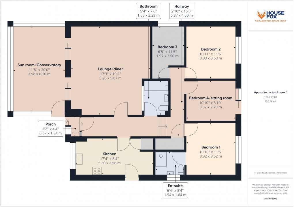 Floorplan for Portishead, Bristol, Somerset