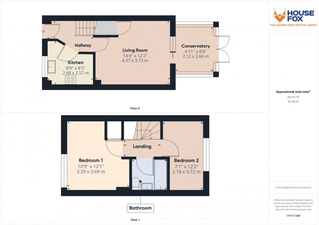 Floorplan for Hambledon Road, St.Georges,  Weston-Super-Mare, Somerset