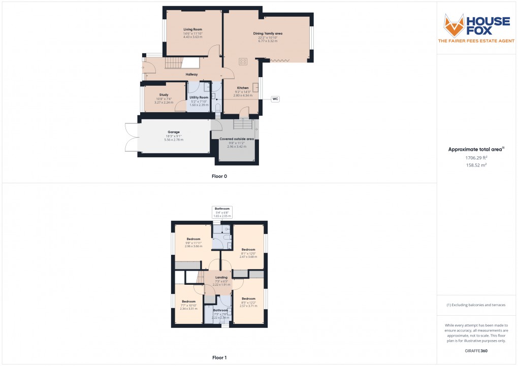 Floorplan for Lyddon Road, Worle,  Weston-Super-Mare, Somerset