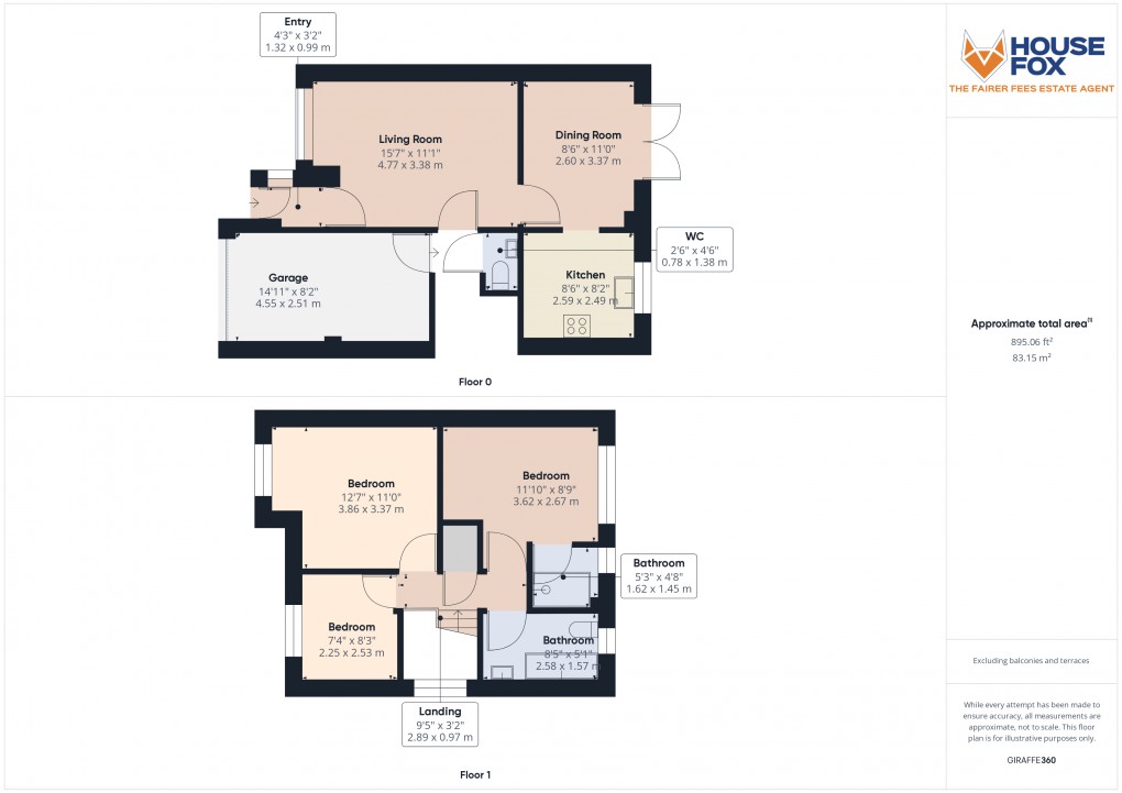 Floorplan for Wick St Lawrence, Weston-Super-Mare, Somerset