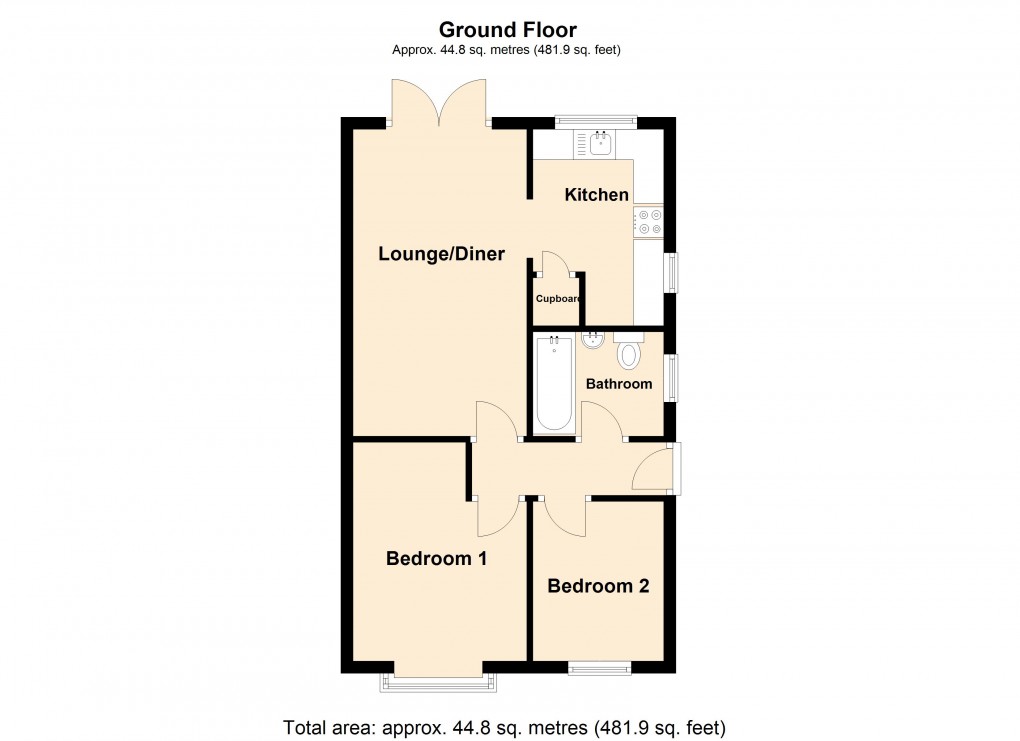 Floorplan for West Garston, Banwell, Somerset