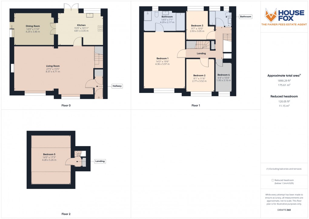 Floorplan for Flamingo Crescent, Worle, Weston-Super-Mare, Somerset