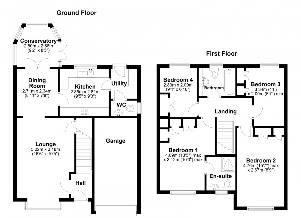 Floorplan for The Seven Acres, Weston Village, Weston-Super-Mare, Somerset
