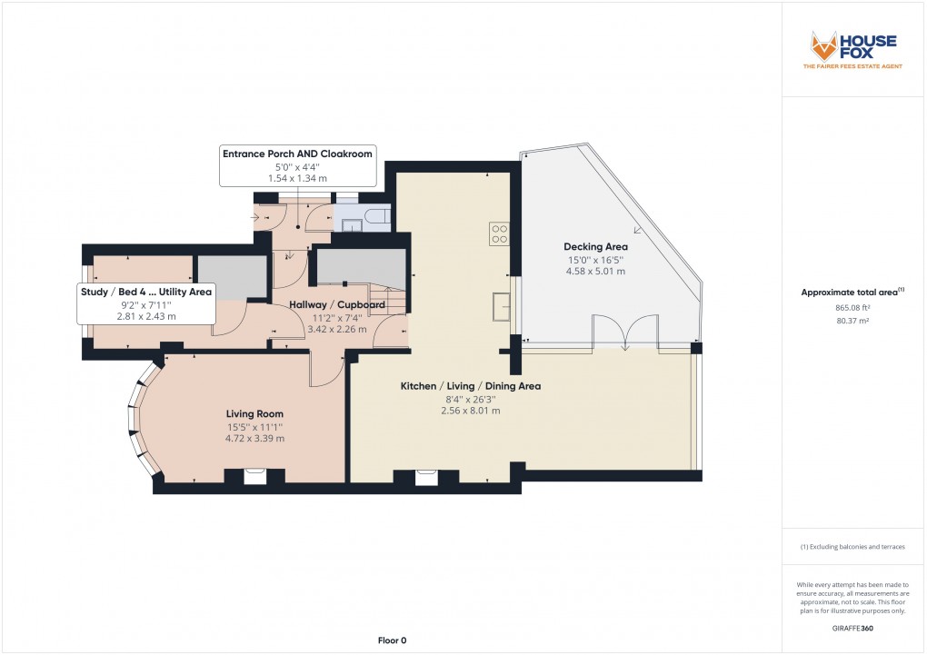 Floorplan for Hillcroft Close, Worlebury  Weston-Super-Mare, Somerset