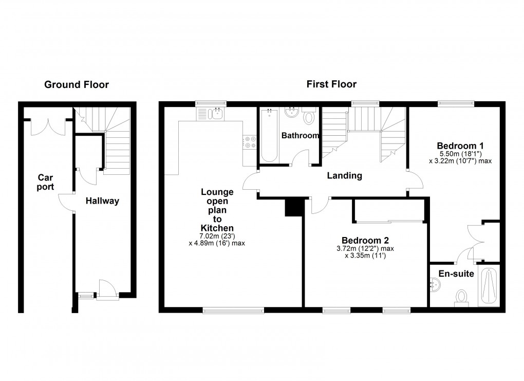 Floorplan for Cranwell Road, Locking Parklands, Weston-Super-Mare, Somerset