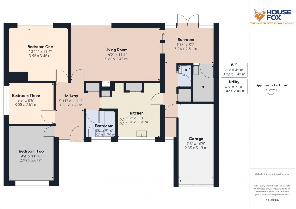 Floorplan for Lower Weare, Axbridge, Somerset