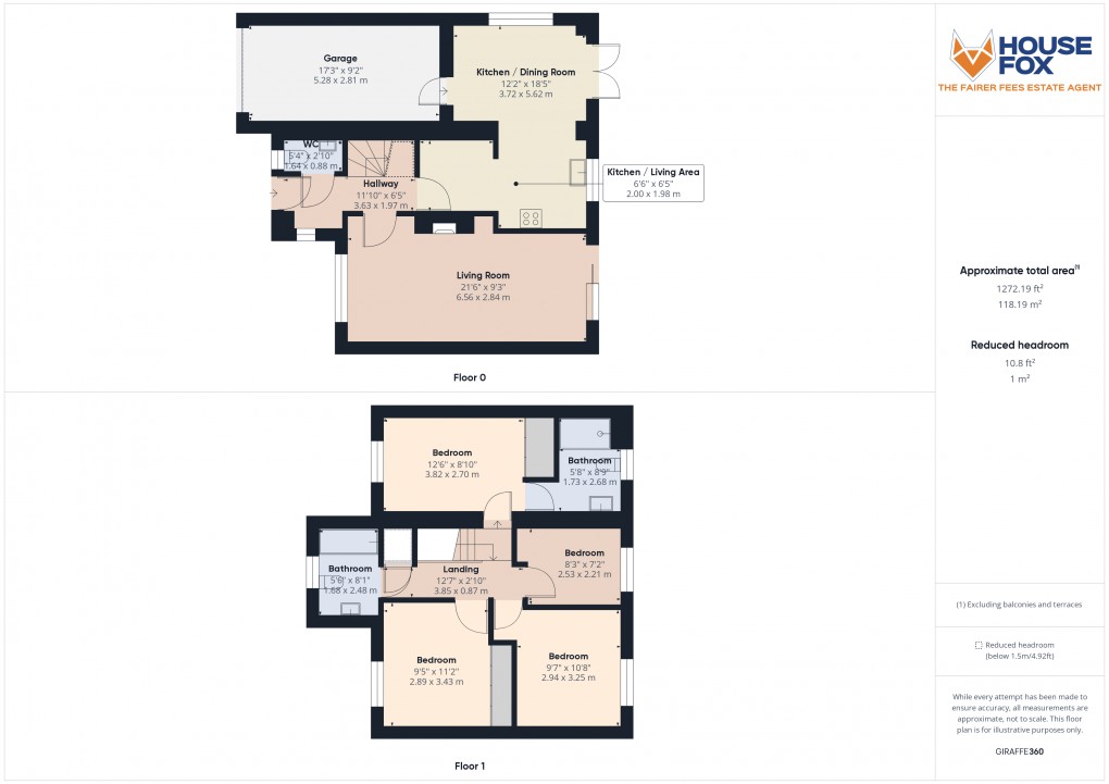 Floorplan for Worle, Weston-Super-Mare, Somerset