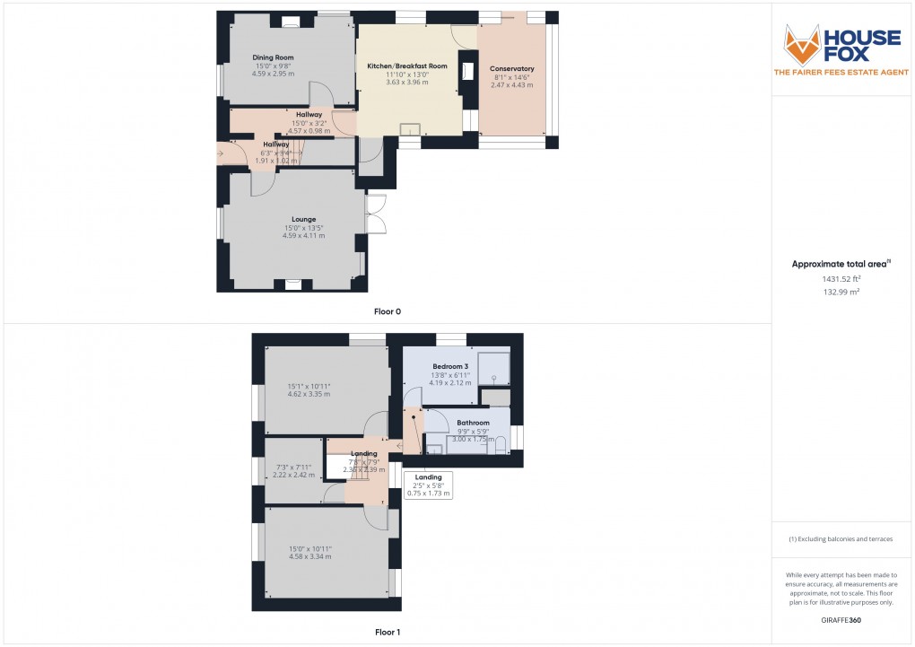 Floorplan for Knightcott Road, Banwell, Somerset