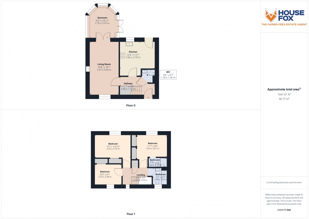 Floorplan for Elborough Gardens, Elborough, Weston-Super-Mare, Village Location, Somerset