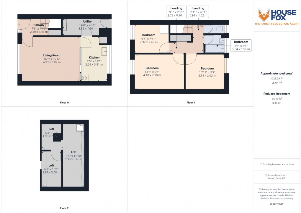 Floorplan for Dunster Crescent, Weston-Super-Mare, Somerset