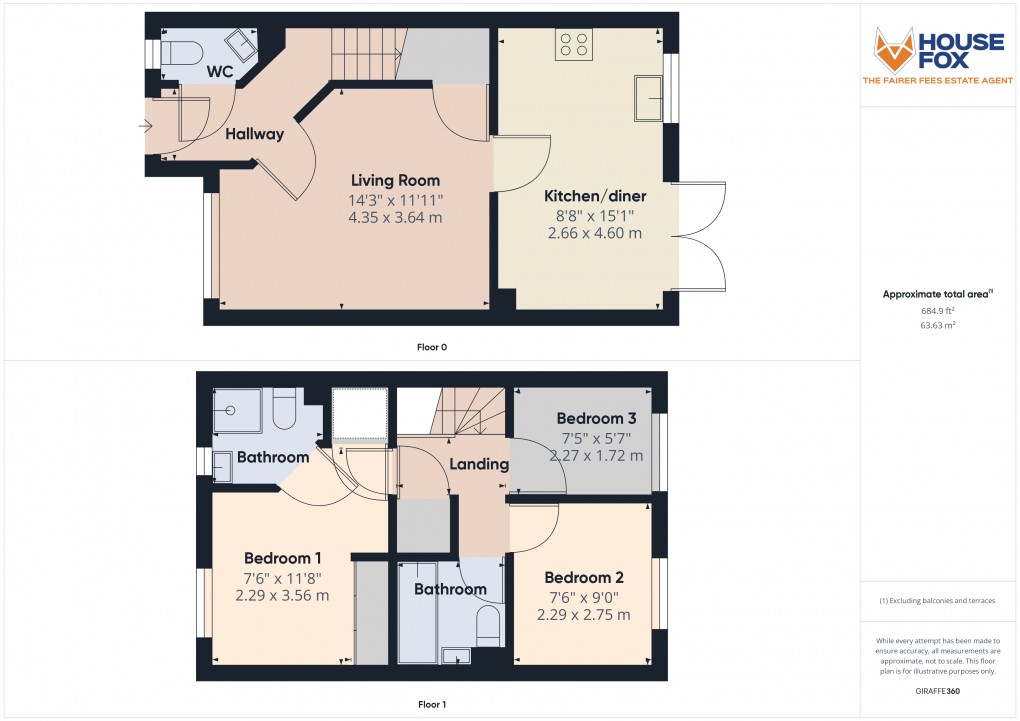 Floorplan for The Sidings, Haywood Village, Weston-Super-Mare, Somerset