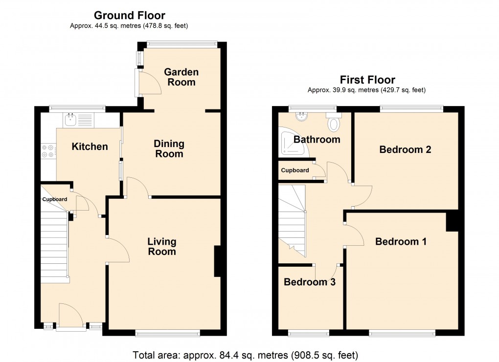 Floorplan for New Bristol Road, Worle, Weston-Super-Mare, Somerset