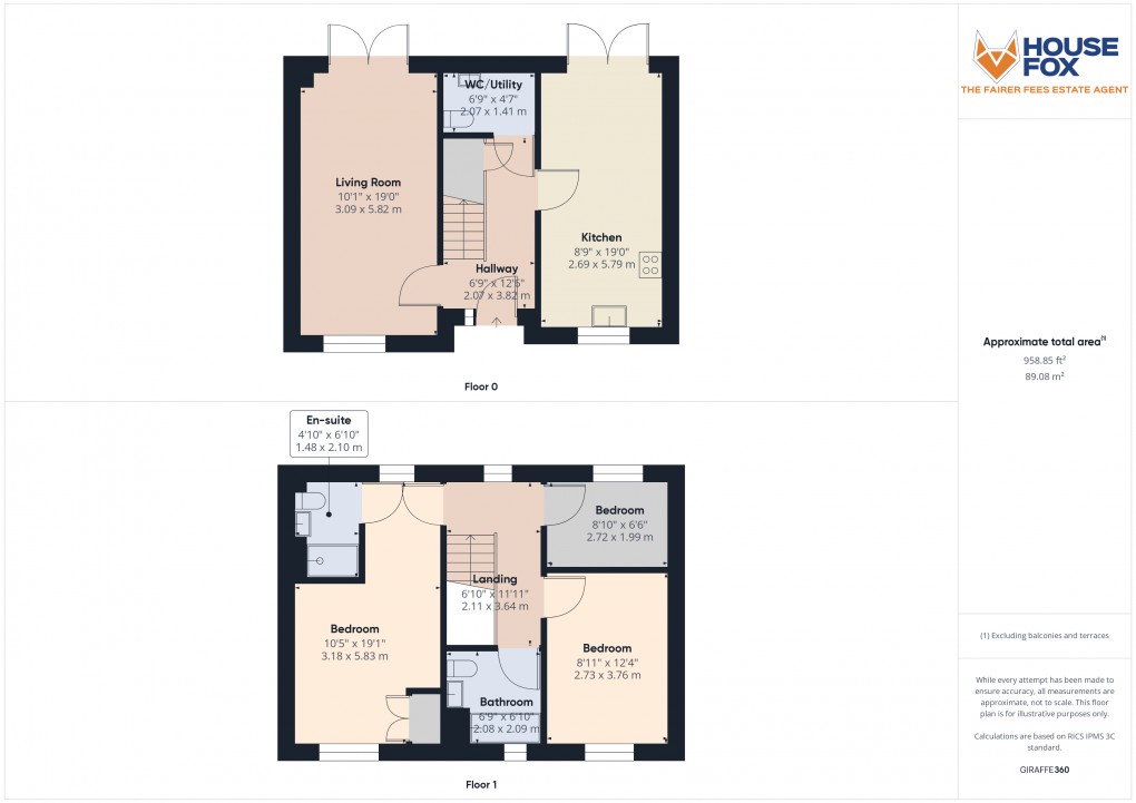 Floorplan for Scarf Drive, Locking Parklands, Weston-Super-Mare, Somerset