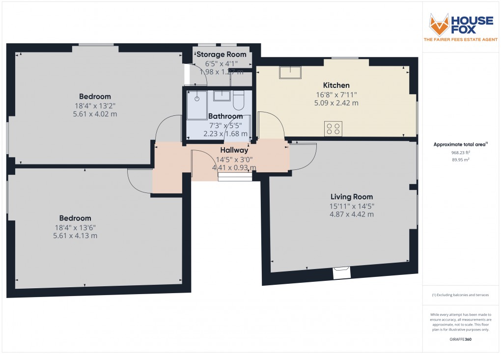 Floorplan for Ellenborough Crescent, Weston-Super-Mare, Somerset