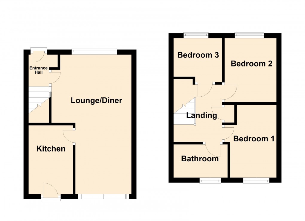 Floorplan for Meadow Croft, Woodside, Hutton, Weston-Super-Mare, Somerset