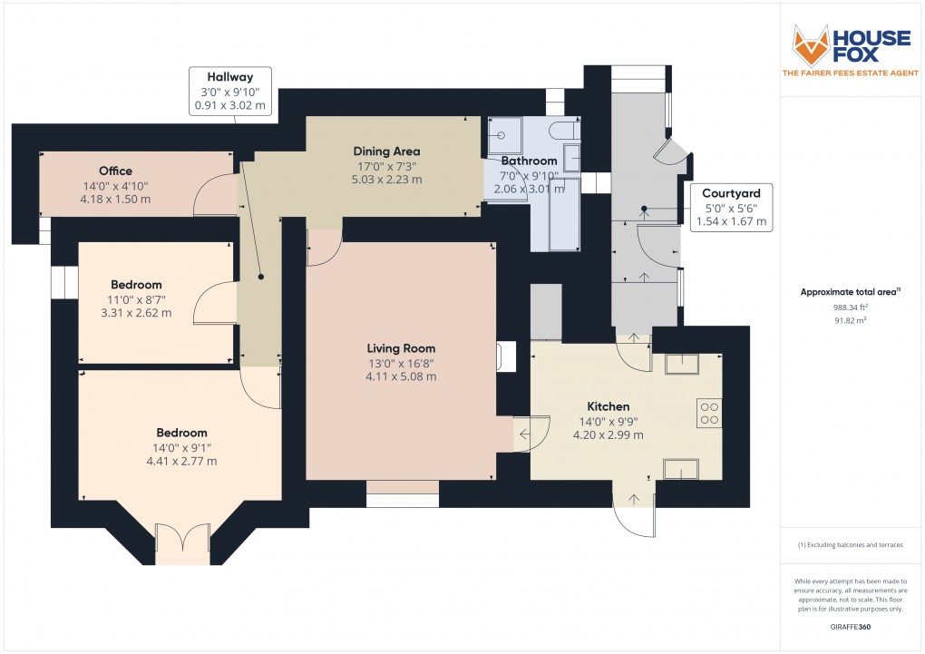 Floorplan for Hamilton Road, Weston-Super-Mare, Somerset