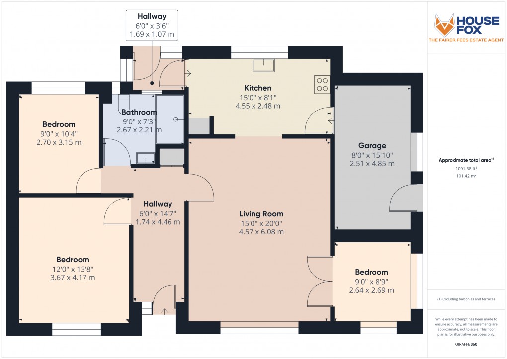 Floorplan for New Bristol Road, Worle, Weston-Super-Mare, Somerset