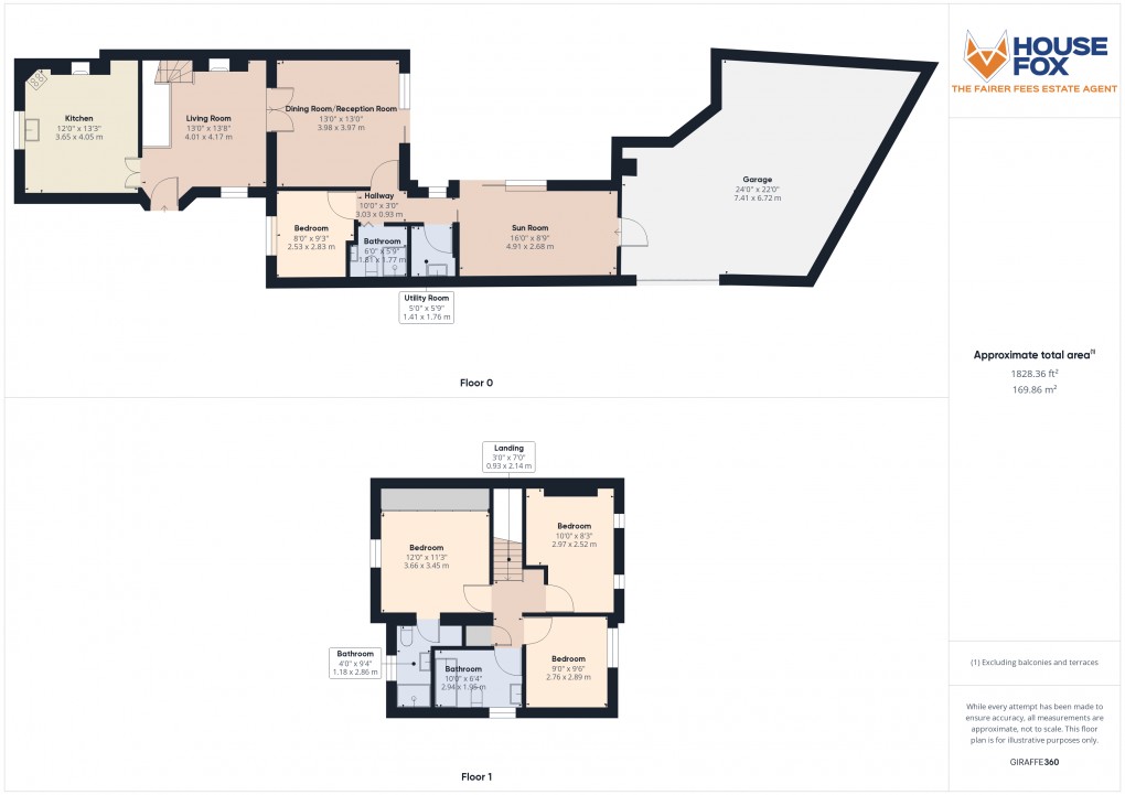 Floorplan for Langford Road, Weston-Super-Mare, Somerset