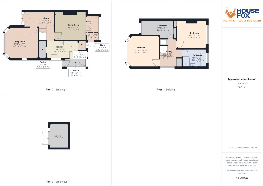 Floorplan for Uphill, Weston-Super-Mare, Somerset