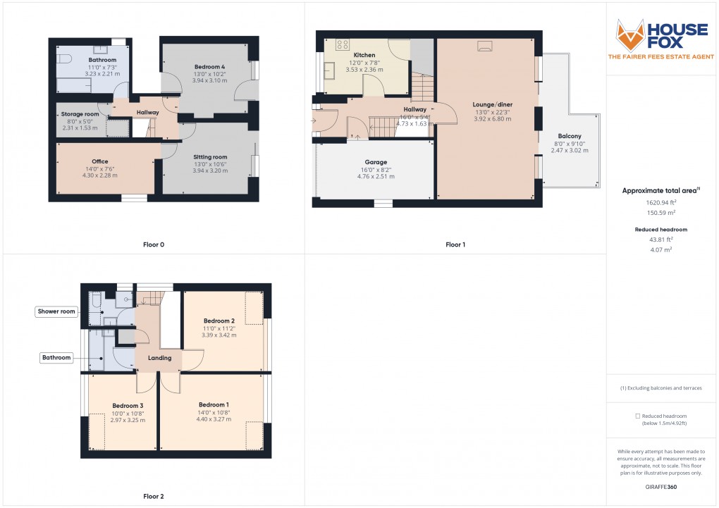 Floorplan for The Spinney, Bleadon Hill, Weston-Super-Mare, Somerset