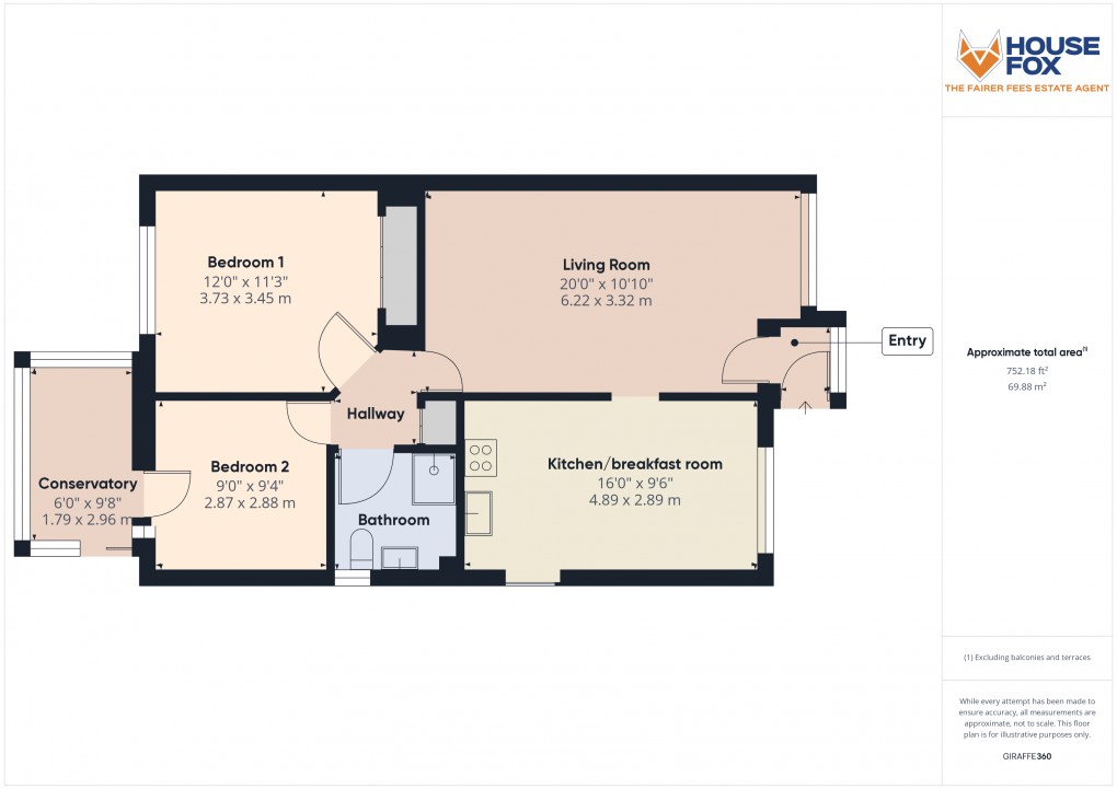 Floorplan for Bramblewood Road, Weston-Super-Mare, Somerset