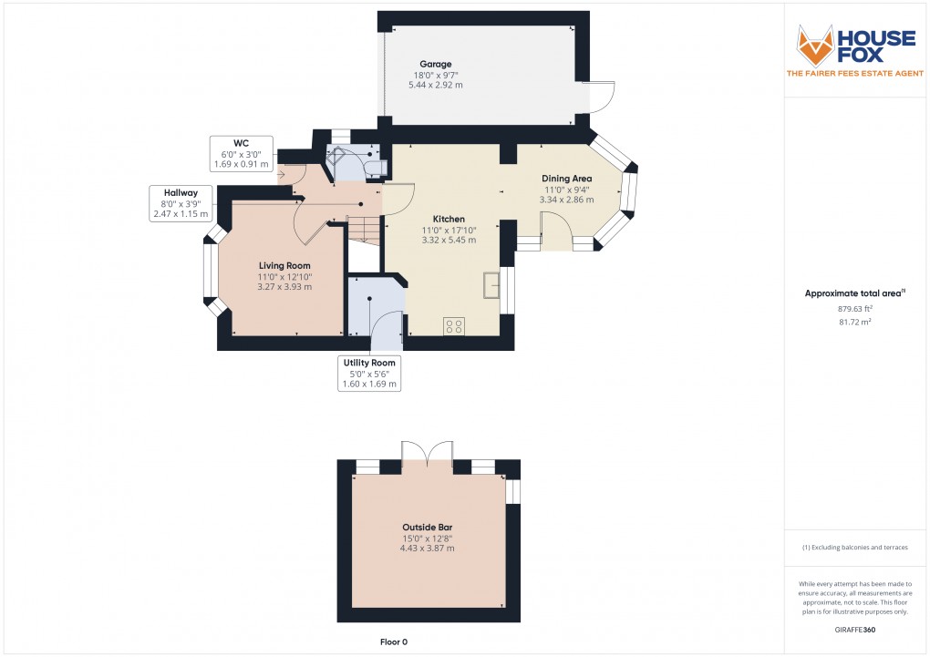 Floorplan for Old Mill Way, Weston Village, Weston-Super-Mare, Somerset