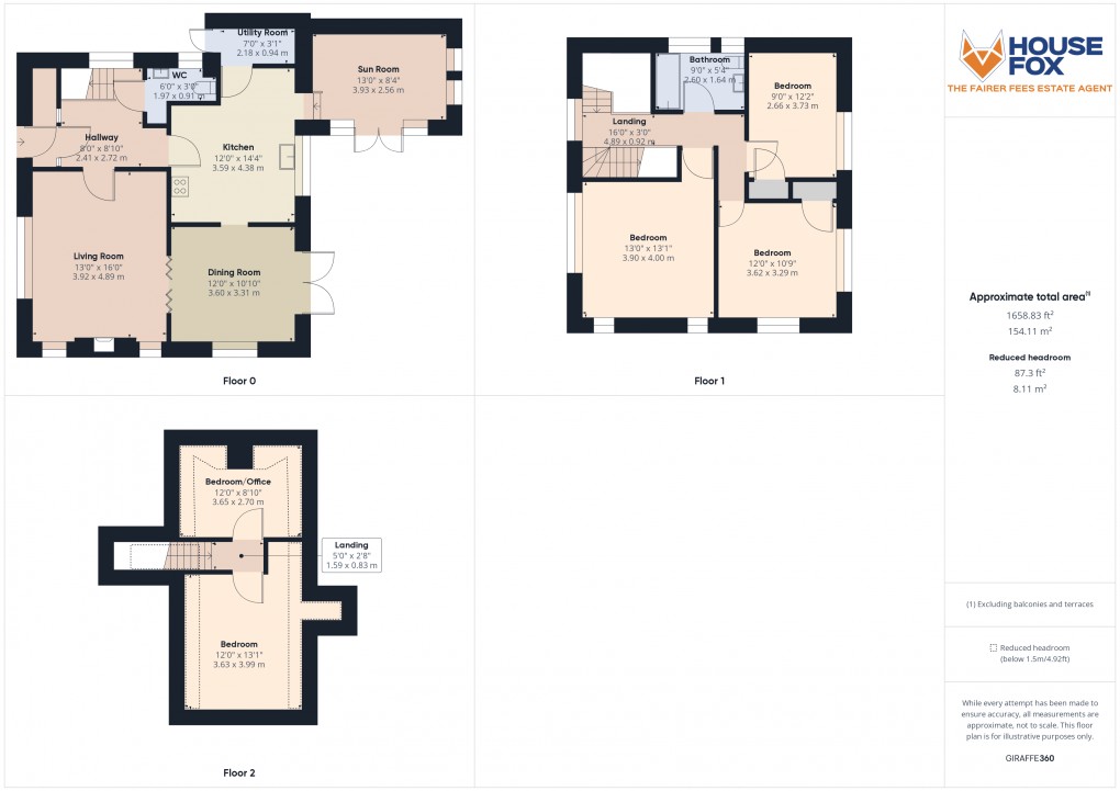 Floorplan for Uphill, Weston-Super-Mare, Somerset