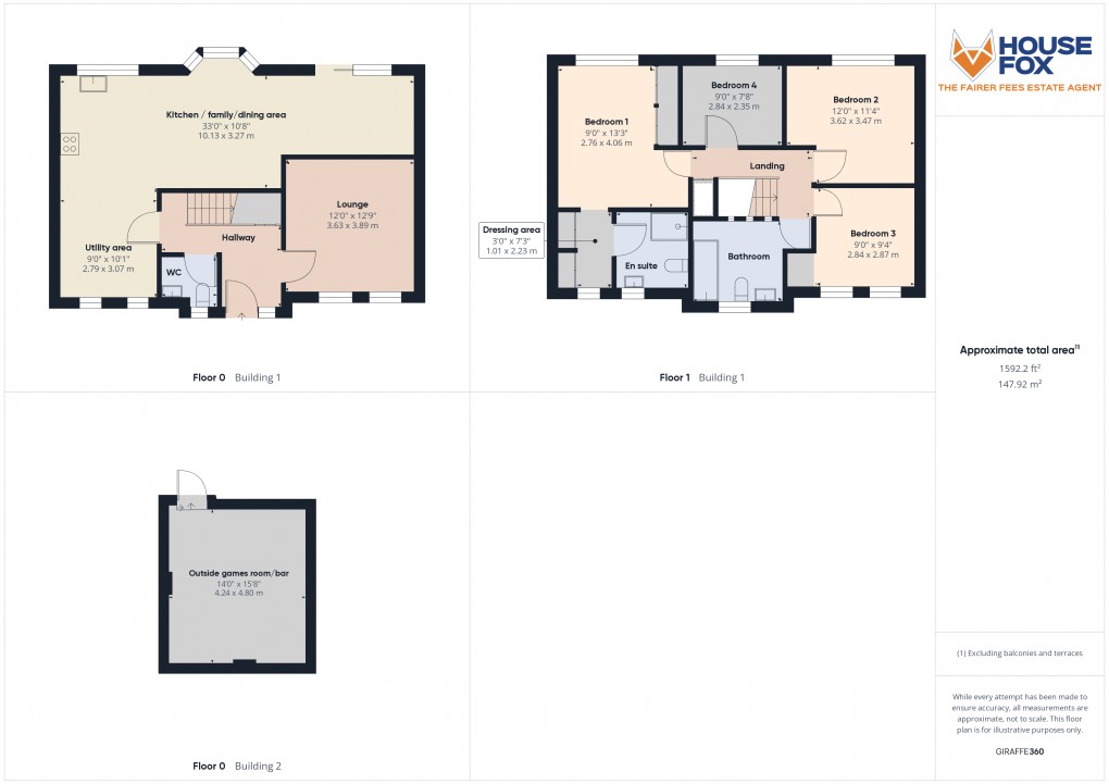 Floorplan for The Cornfields, Wick St Lawrence , Weston-Super-Mare, Somerset