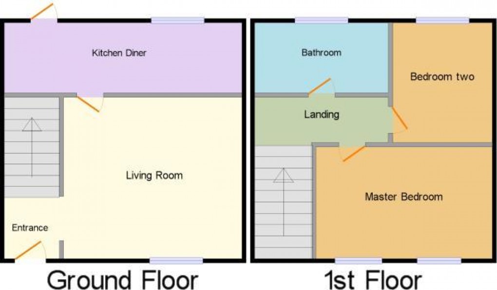 Floorplan for Rowan Place, Weston-Super-Mare, Somerset