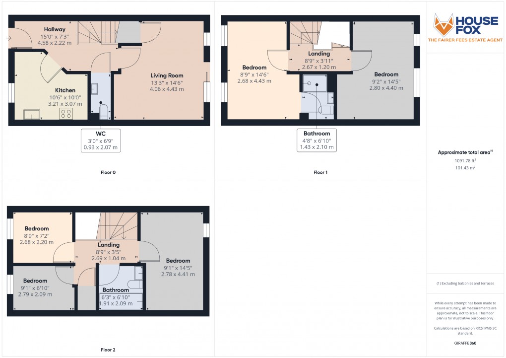 Floorplan for Longridge Way, Weston Village, Weston-Super-Mare, Somerset