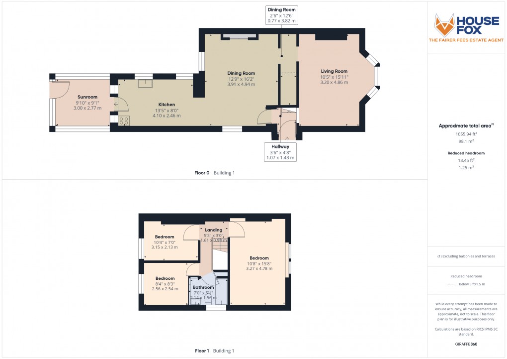 Floorplan for George Street, Weston-Super-Mare, Somerset