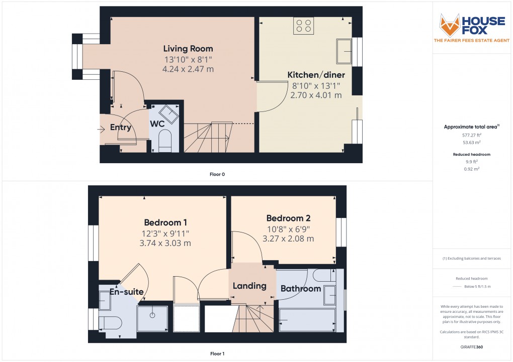 Floorplan for West Wick, Weston-Super-Mare, Somerset