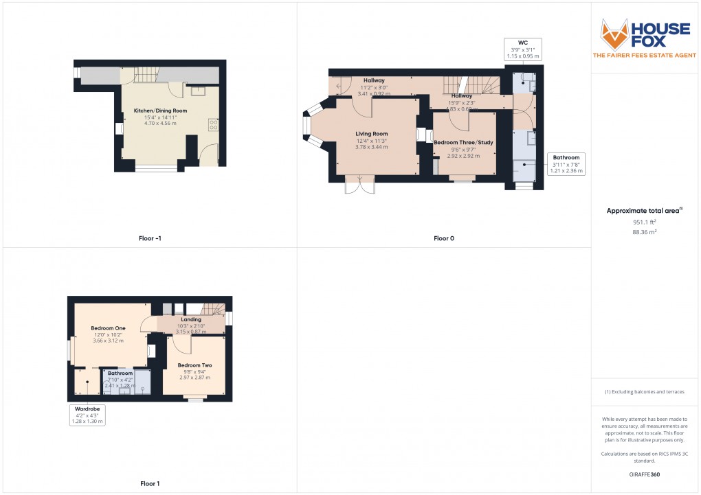 Floorplan for Upper Church Road, Weston-Super-Mare, Somerset