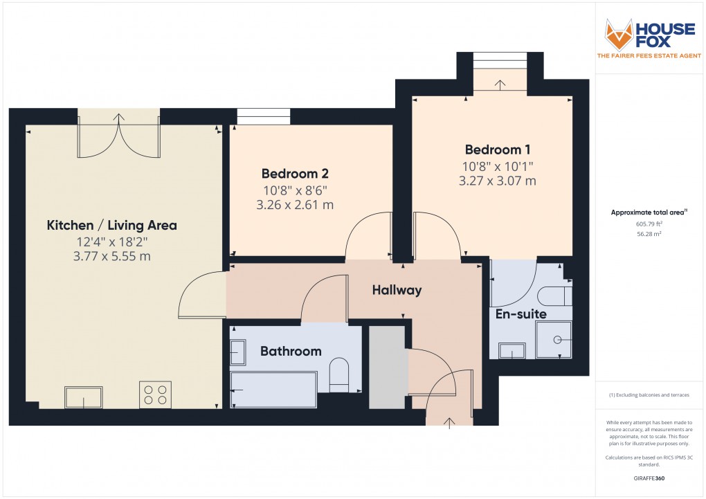 Floorplan for Whitney Crescent, Haywood Village, Weston-Super-Mare, Somerset