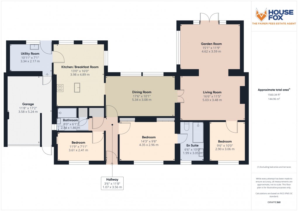 Floorplan for Lympsham, Weston-Super-Mare, Somerset