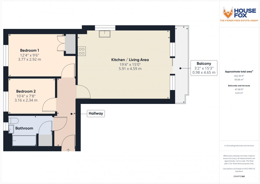 Floorplan for Cranwell Road, Locking Parklands, Weston-Super-Mare, Somerset