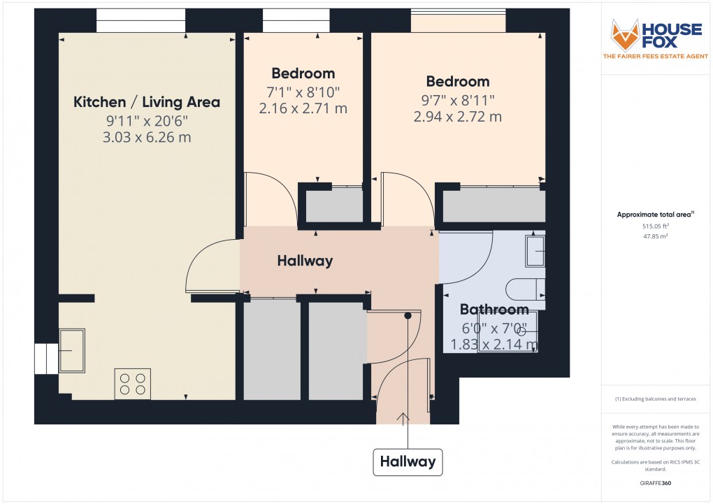 Floorplan for Carlton Street, Weston-Super-Mare, Somerset