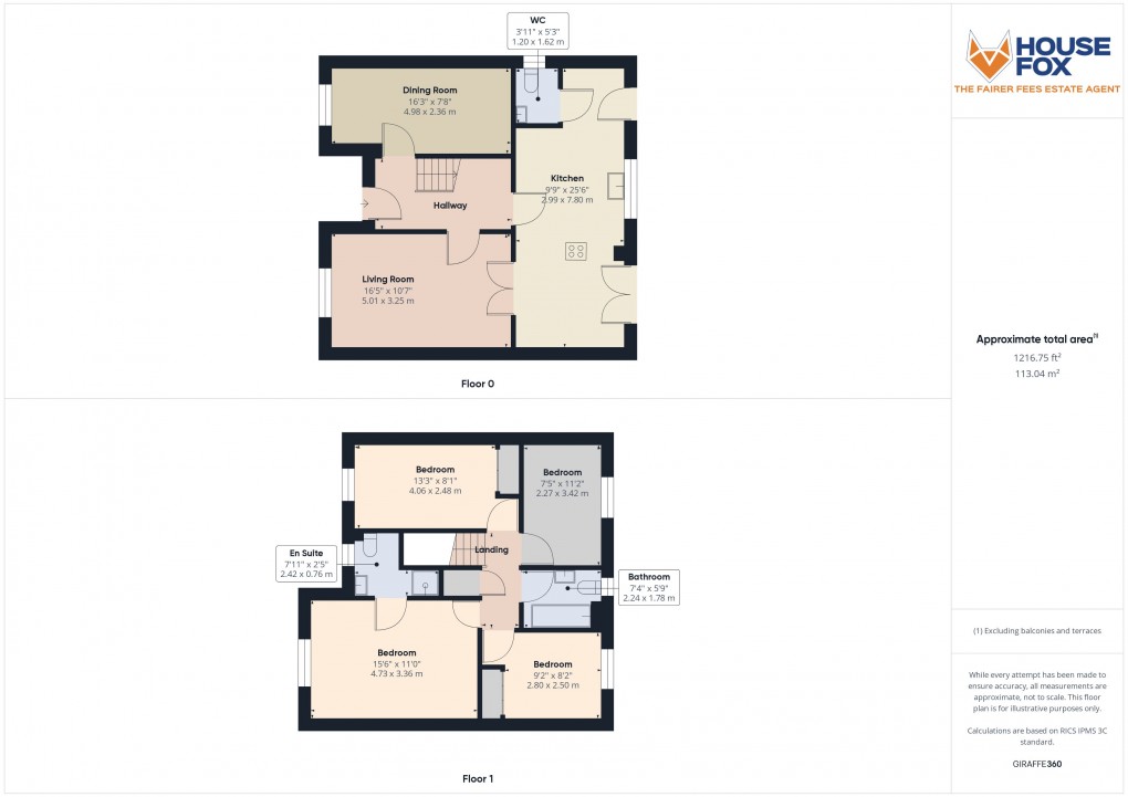 Floorplan for St Georges, Weston-Super-Mare, Somerset