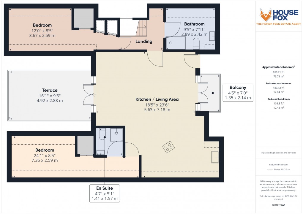 Floorplan for Grove Park Road, Weston-Super-Mare, Somerset