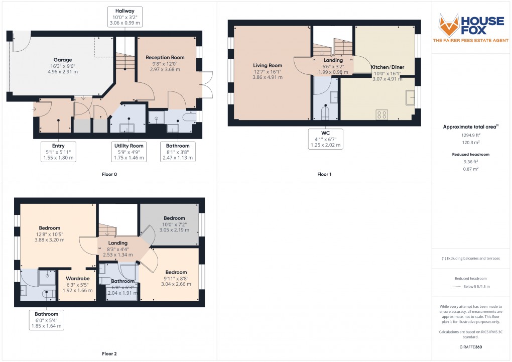 Floorplan for Stroud Way, Weston Village, Weston-Super-Mare, Somerset