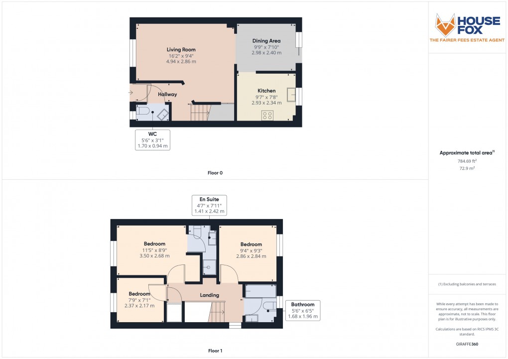 Floorplan for Worle Moor Road, Weston-Super-Mare, Somerset