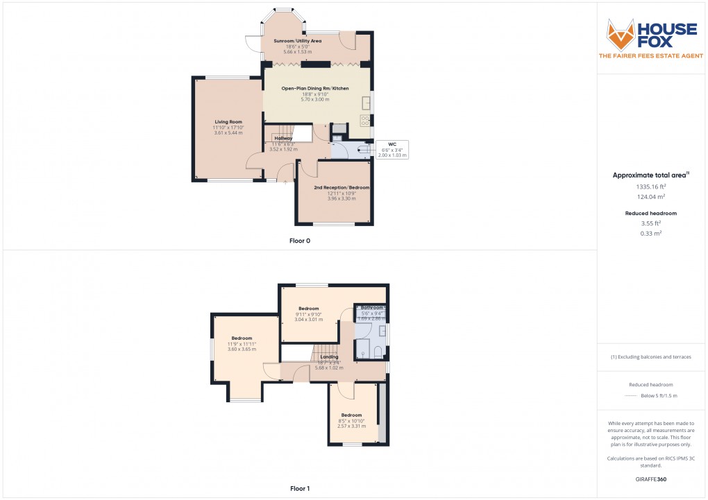 Floorplan for Spring Valley, Worle Hillside, Weston-Super-Mare, Somerset