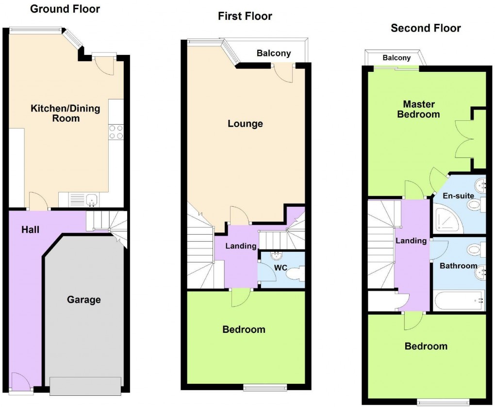 Floorplan for Royal Sands, Weston-Super-Mare, Somerset