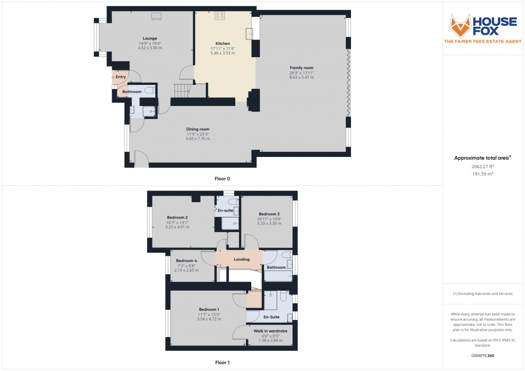 Floorplan for Uphill, Weston-Super-Mare, Somerset