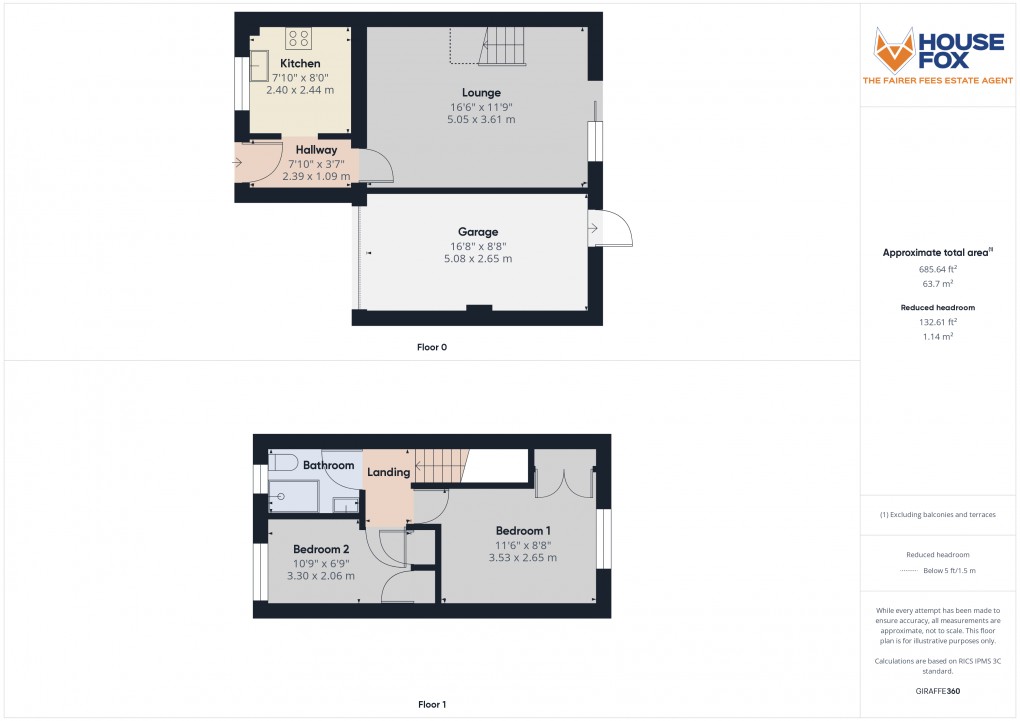 Floorplan for Lanthony Close, Weston Village, Weston-Super-Mare, Somerset