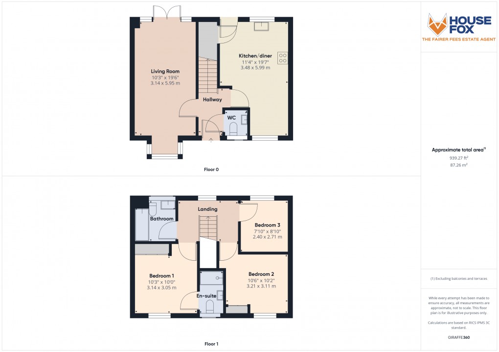 Floorplan for West Wick, Weston-Super-Mare, Somerset