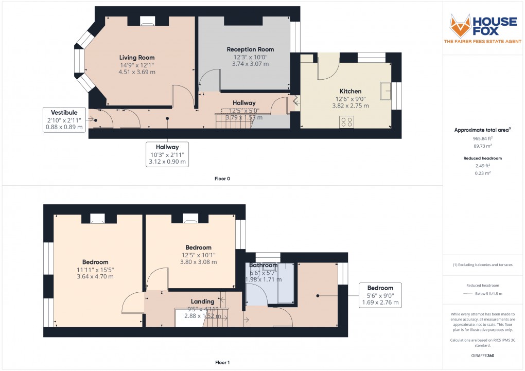 Floorplan for Drove Road, Weston-Super-Mare, Somerset