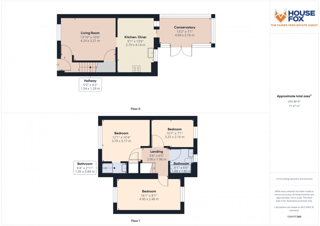 Floorplan for Charlock Close, Weston-Super-Mare, Somerset